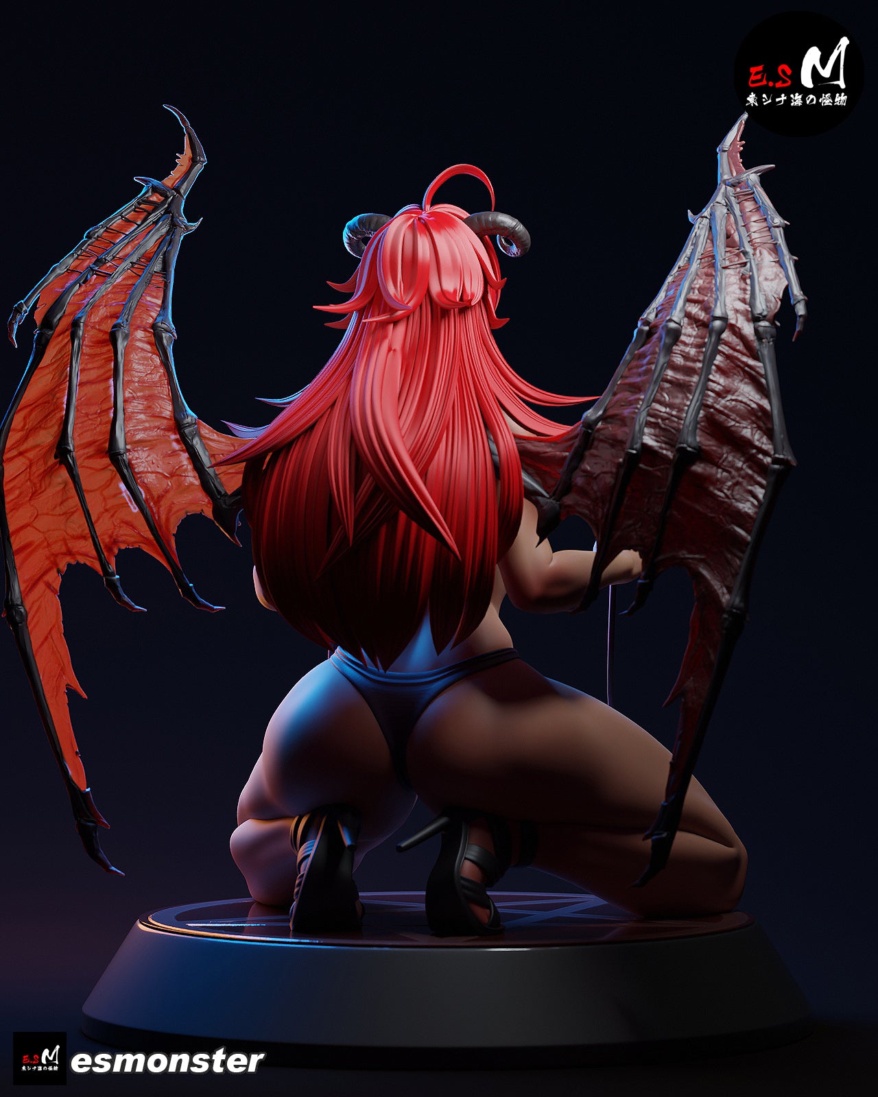 Rias Gremory Style High School DxD Unpainted Resin Garage Kit (1/6-1/12)