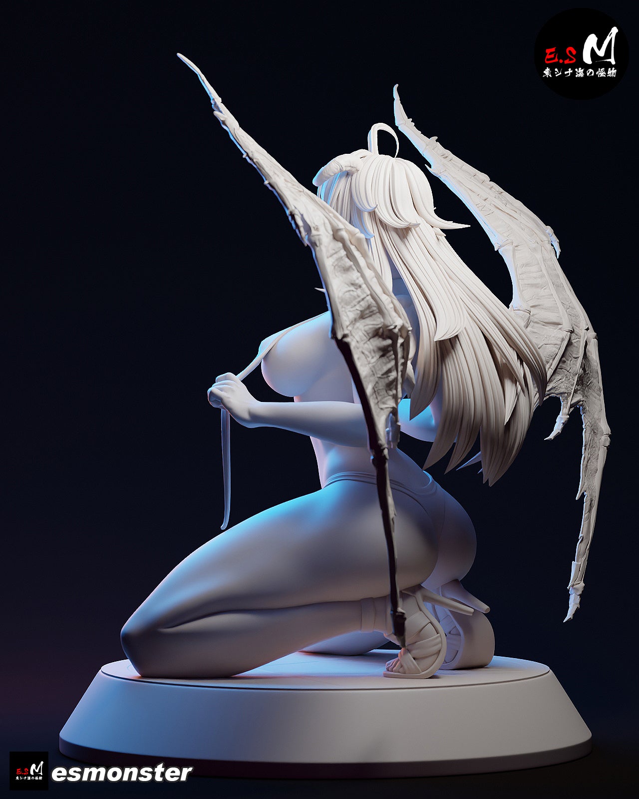 Rias Gremory Style High School DxD Unpainted Resin Garage Kit (1/6-1/12)