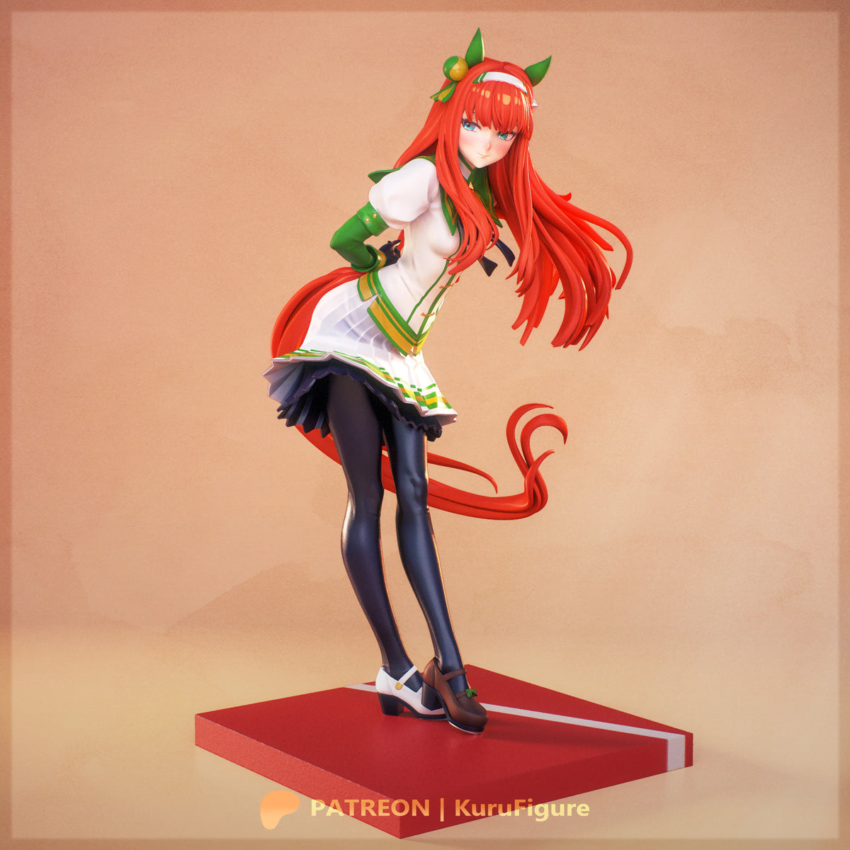 Silence Suzuka Style Uma Musume Unpainted Resin Kit (1/6-1/12)