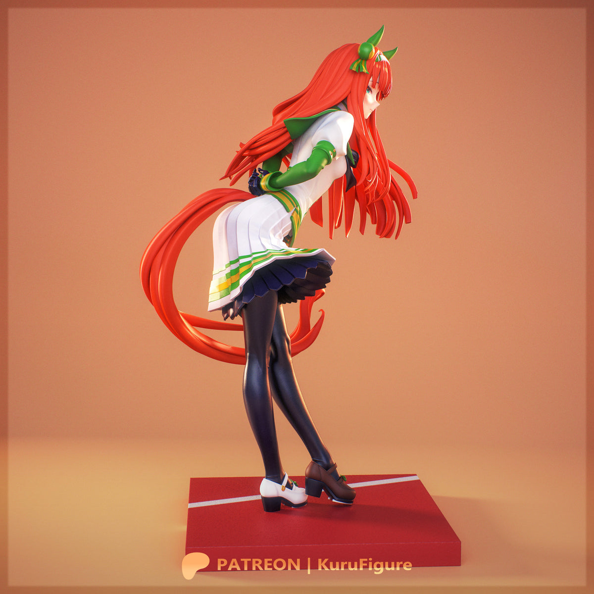 Silence Suzuka Style Uma Musume Unpainted Resin Kit (1/6-1/12)