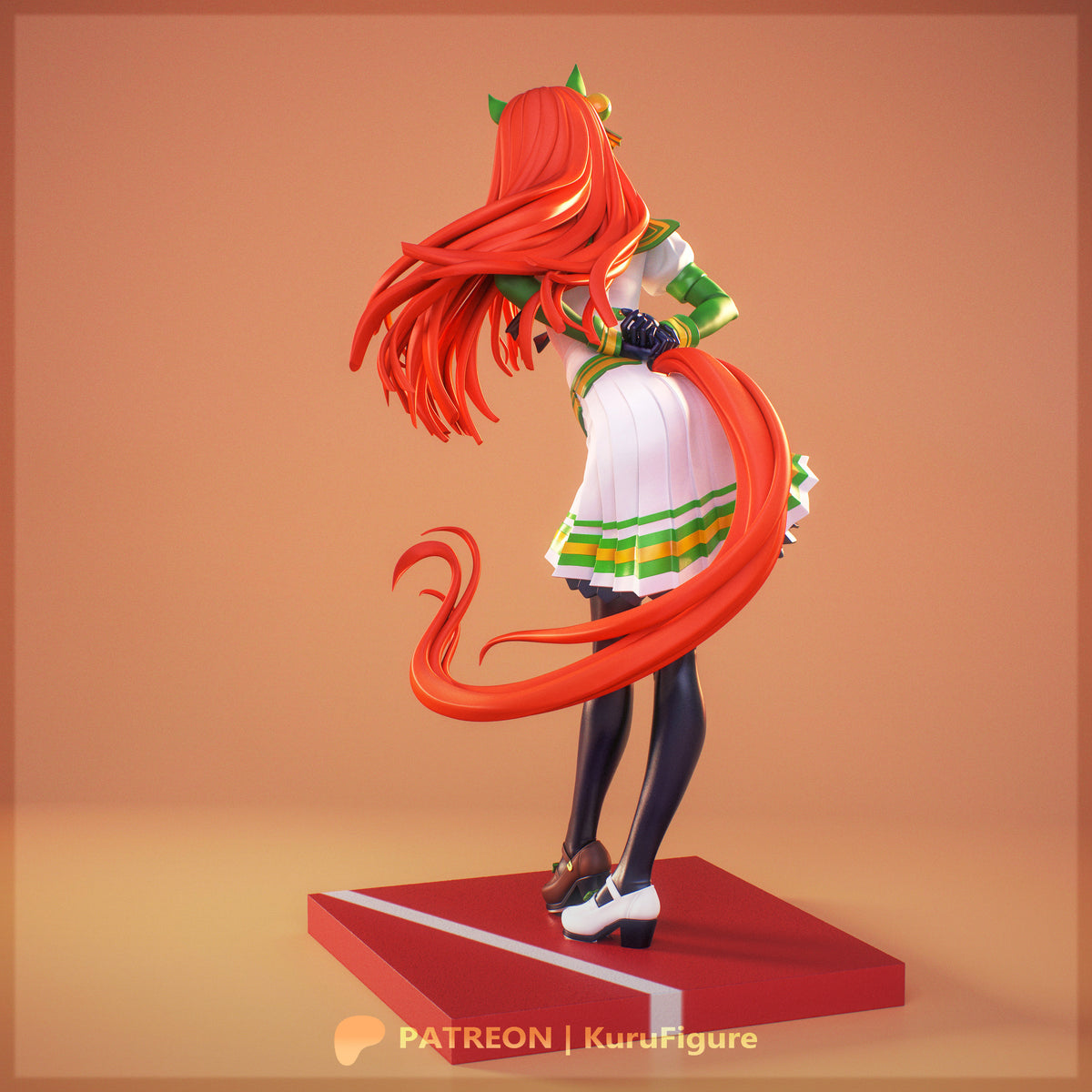 Silence Suzuka Style Uma Musume Unpainted Resin Kit (1/6-1/12)
