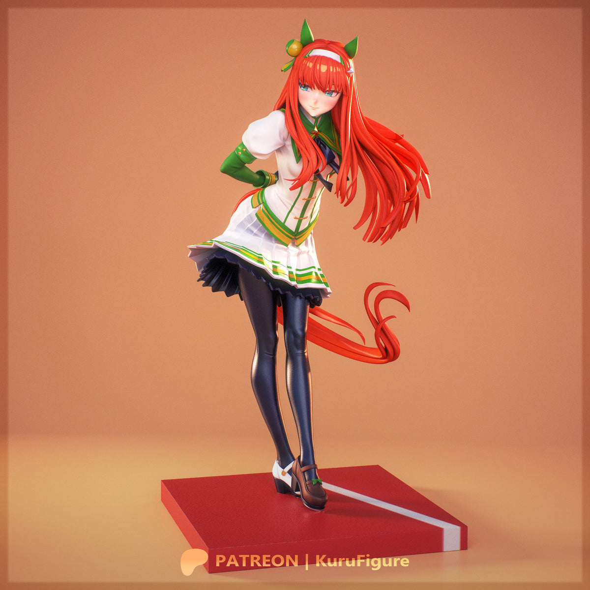 Silence Suzuka Style Uma Musume Unpainted Resin Kit (1/6-1/12)