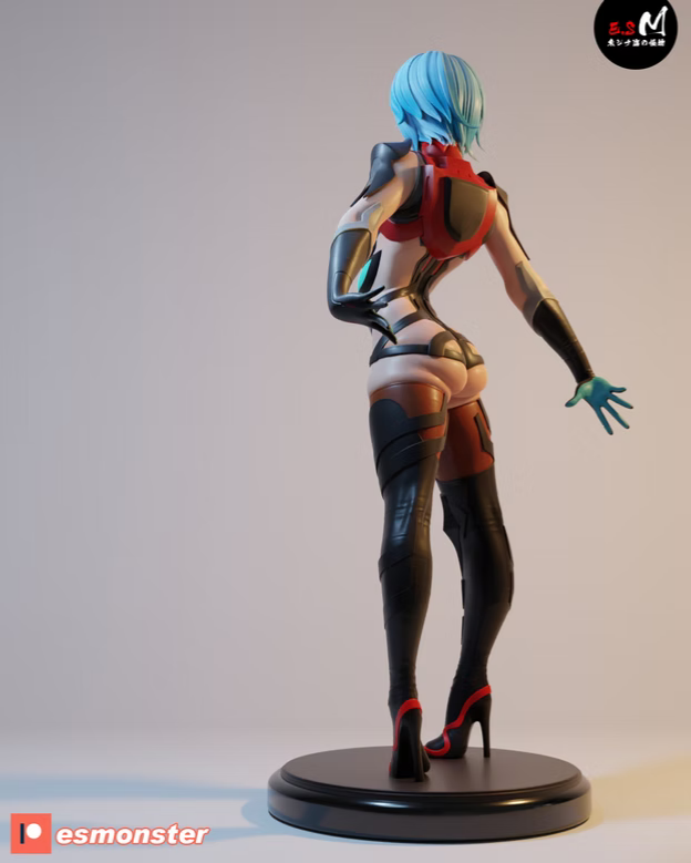 Rei Style Evangelion Relaxed Unpainted Resin Garage Kit (1/6-1/12)