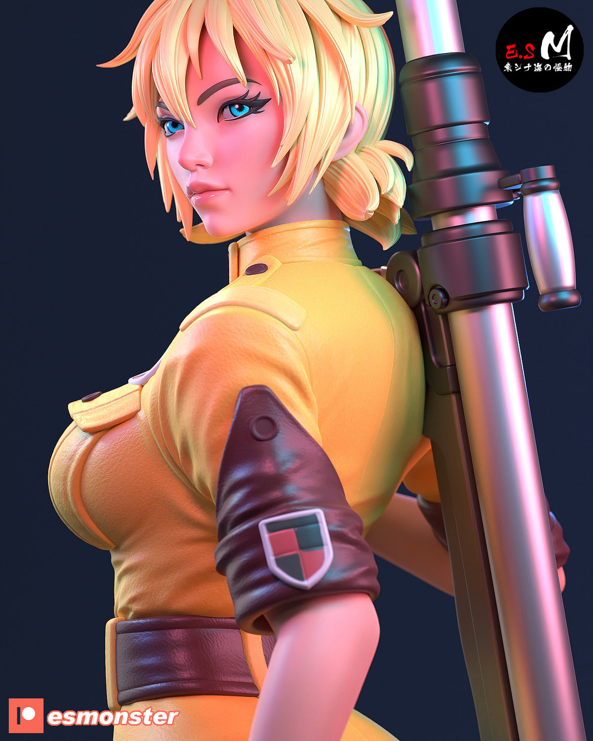 Seras Victoria Style Hellsing Unpainted Resin Garage Kit (1/6-1/12)