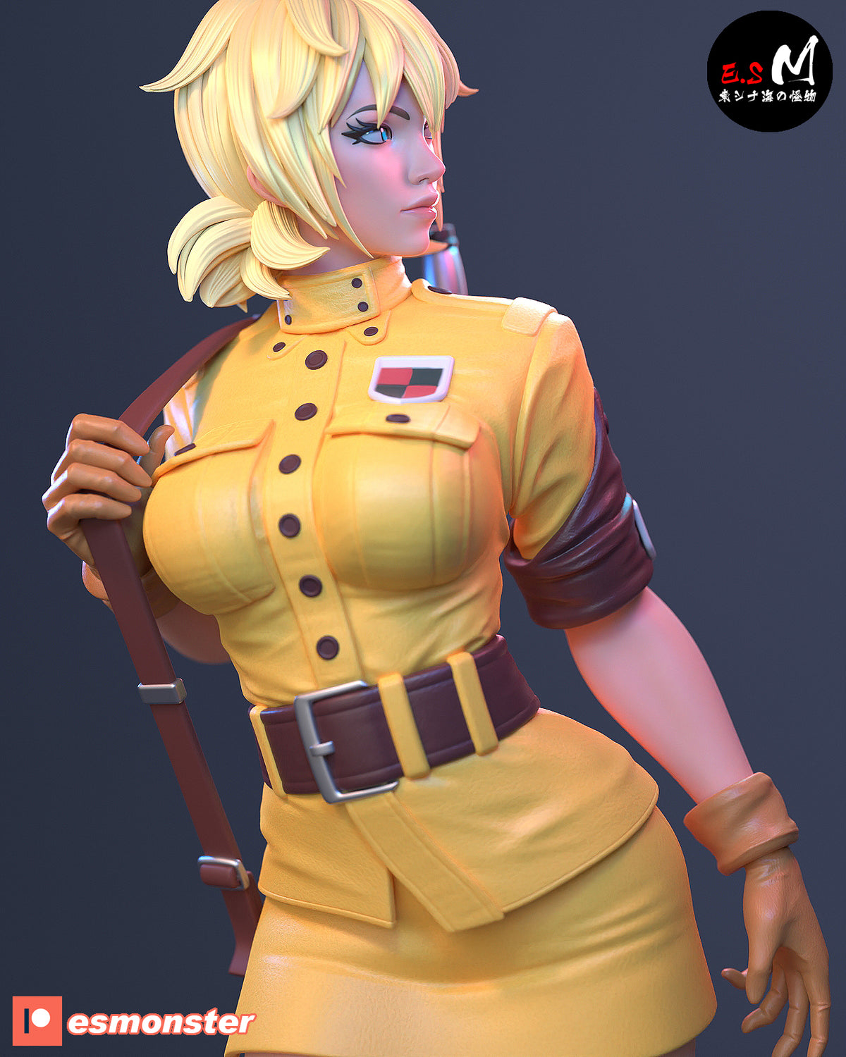 Seras Victoria Style Hellsing Unpainted Resin Garage Kit (1/6-1/12)