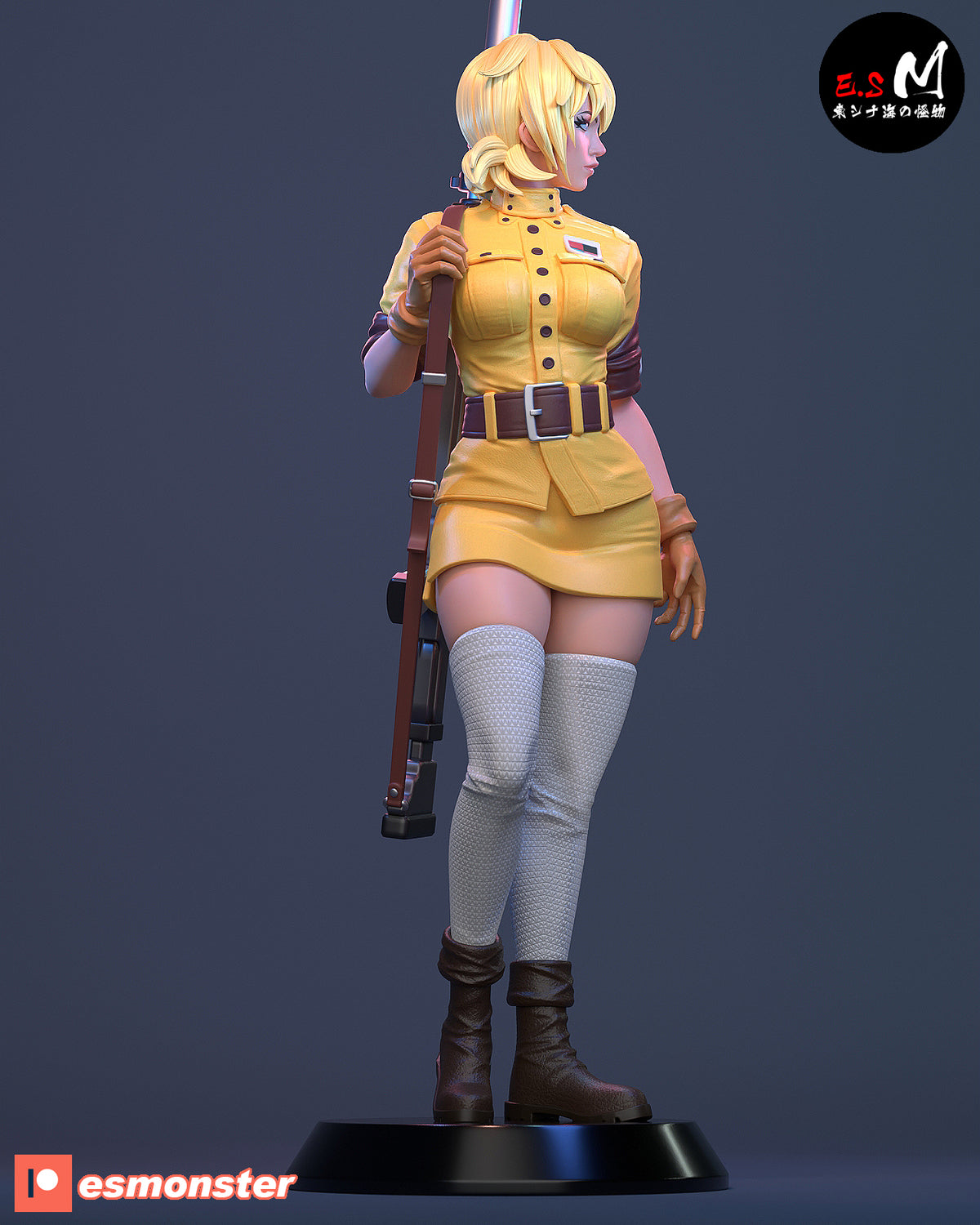 Seras Victoria Style Hellsing Unpainted Resin Garage Kit (1/6-1/12)