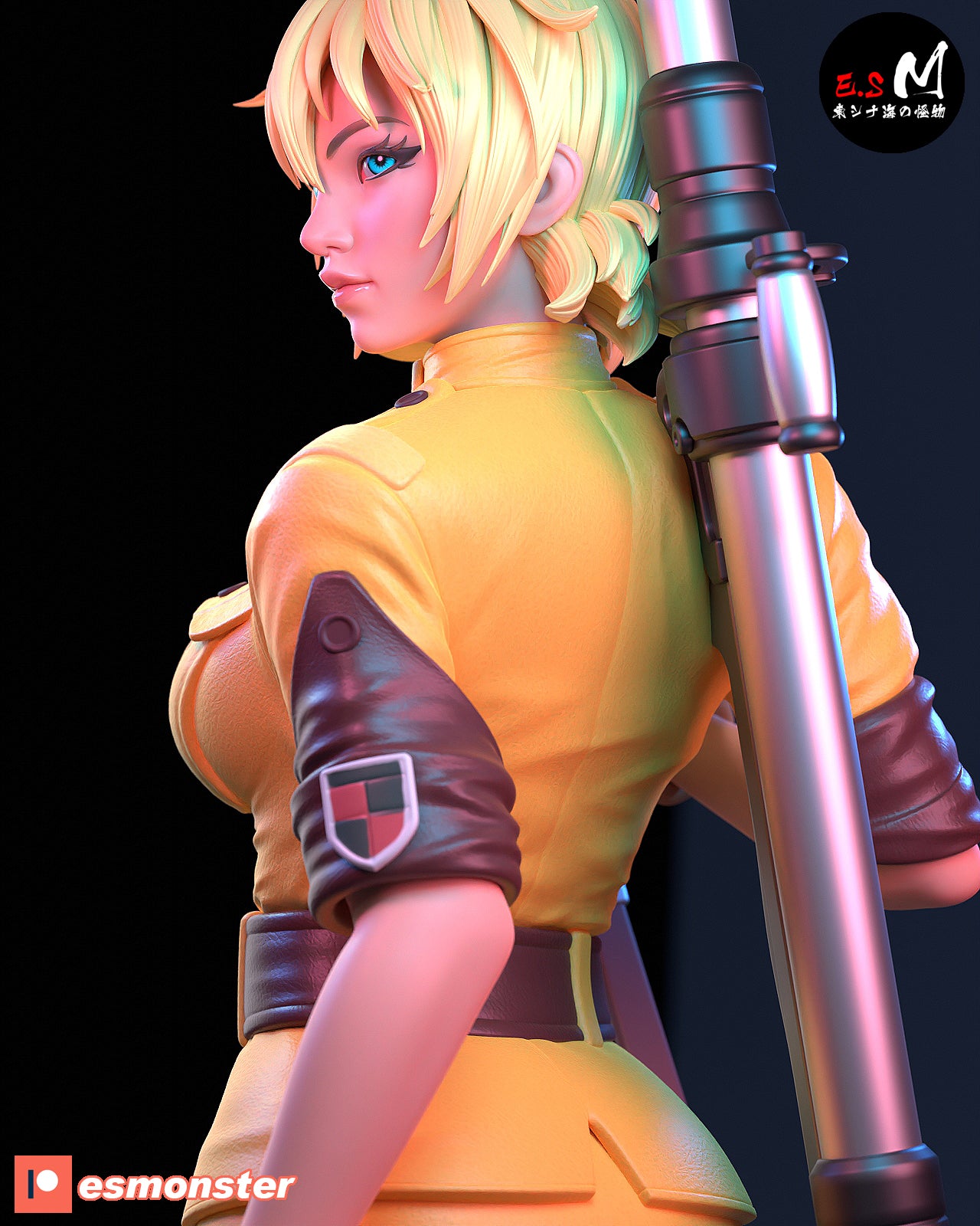 Seras Victoria Style Hellsing Unpainted Resin Garage Kit (1/6-1/12)