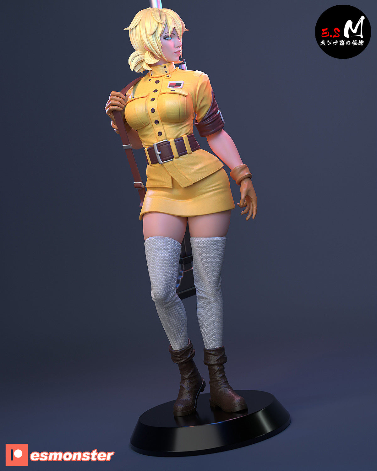 Seras Victoria Style Hellsing Unpainted Resin Garage Kit (1/6-1/12)