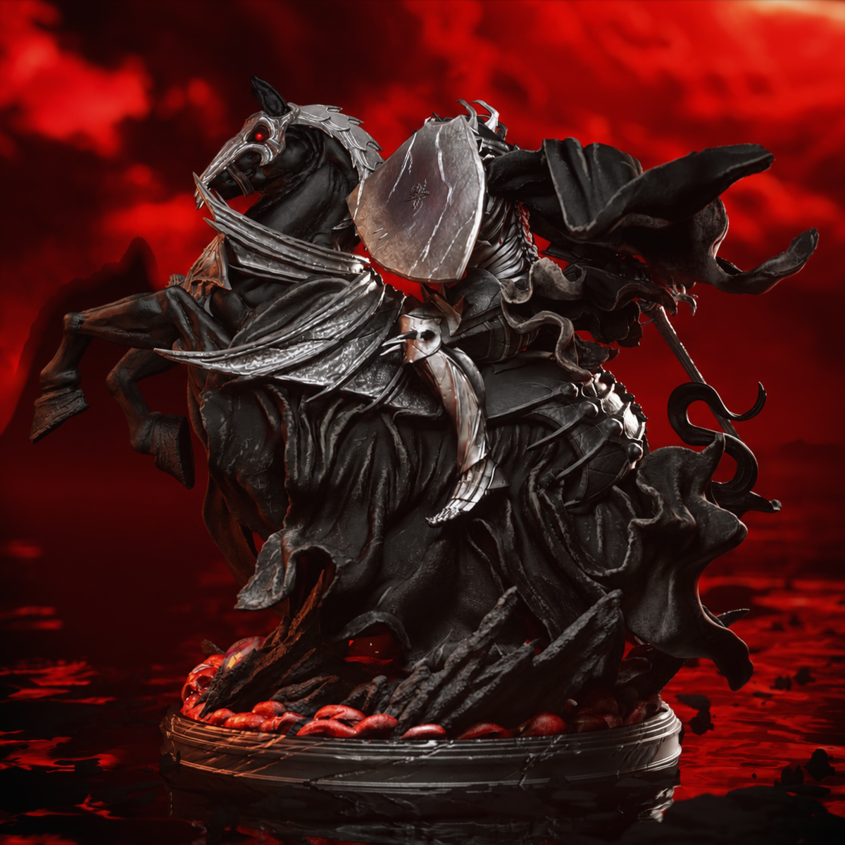 Skull Knight Style Berserk Unpainted Resin Garage Kit (1/6-1/12)