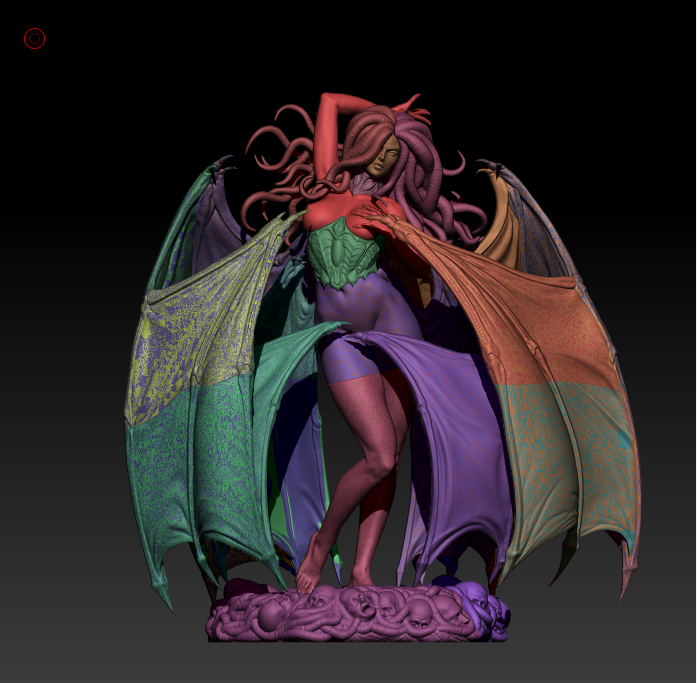 Slan Style Abyssal Temptress – Unpainted 3D Printed Model Kit