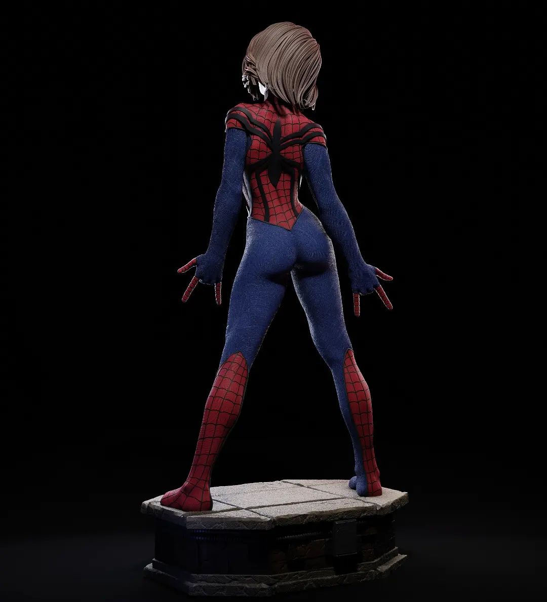 Spider Girl Style Webslinger Resin Kit – Unpainted 3D Printed Model Kit