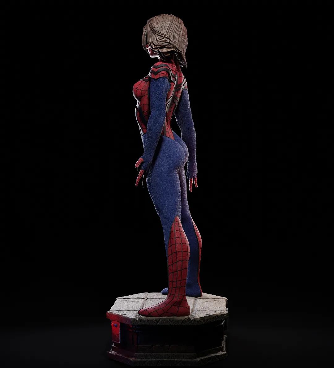 Spider Girl Style Webslinger Resin Kit – Unpainted 3D Printed Model Kit