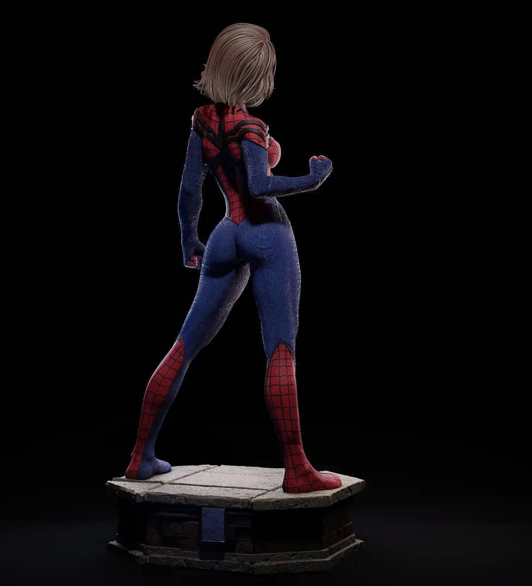 Spider Girl Style Webslinger Resin Kit – Unpainted 3D Printed Model Kit