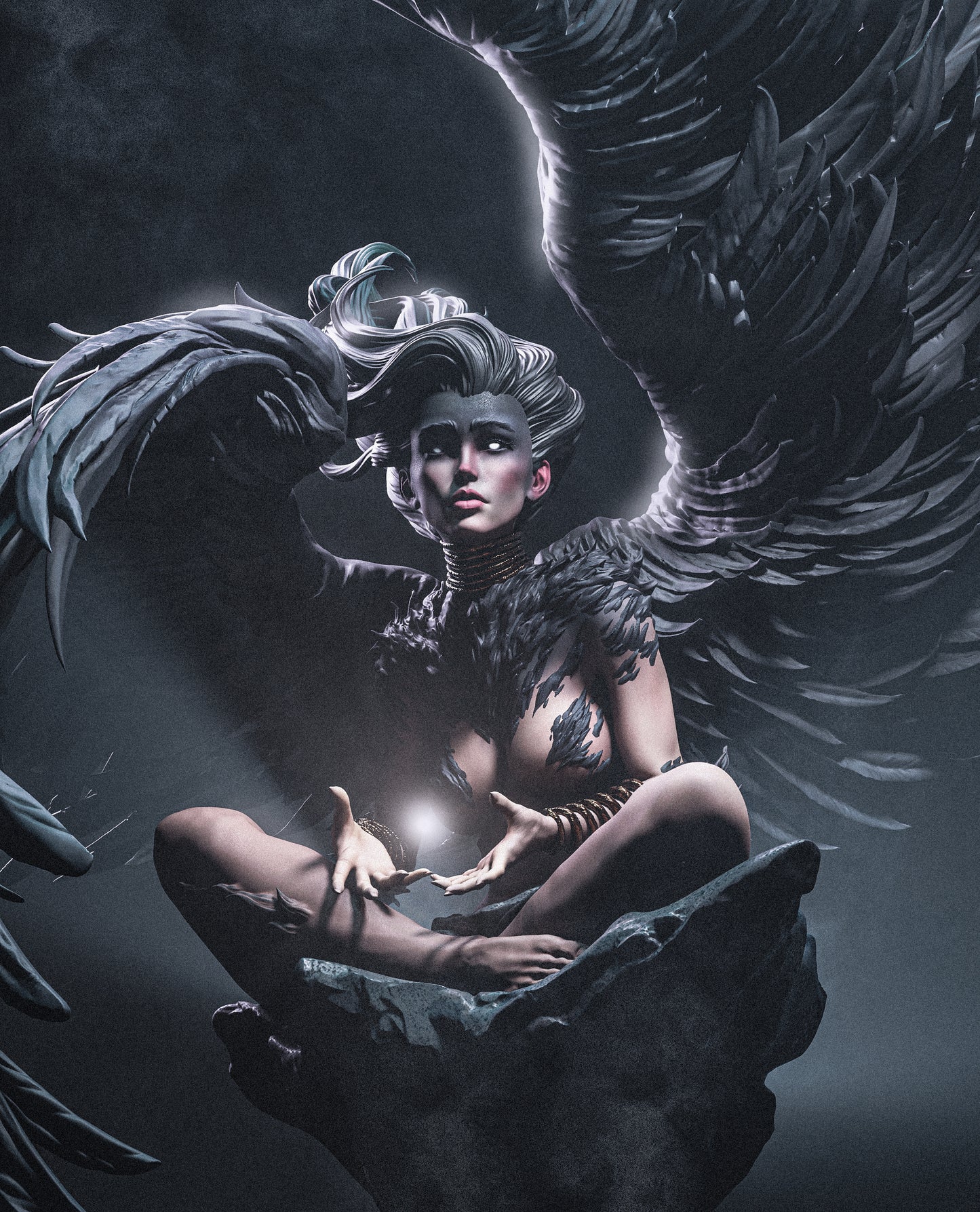 Greek Sphinx – Unpainted 3D Printed Model Kit