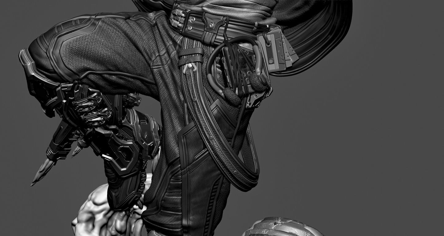 Star-Lord Style Galactic Outlaw – Unpainted 3D Printed Model Kit