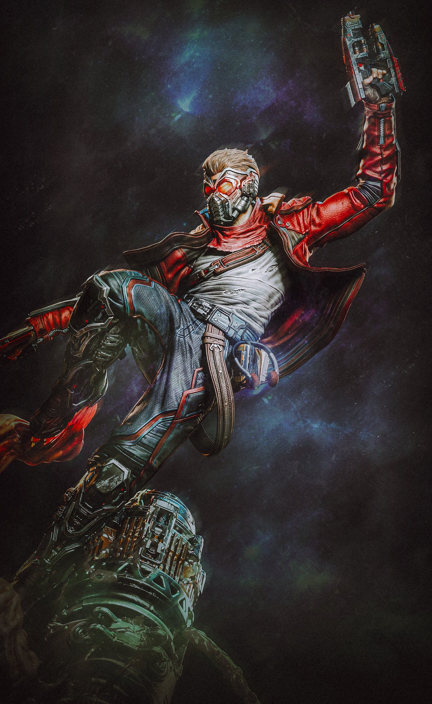 Star-Lord Style Galactic Outlaw – Unpainted 3D Printed Model Kit