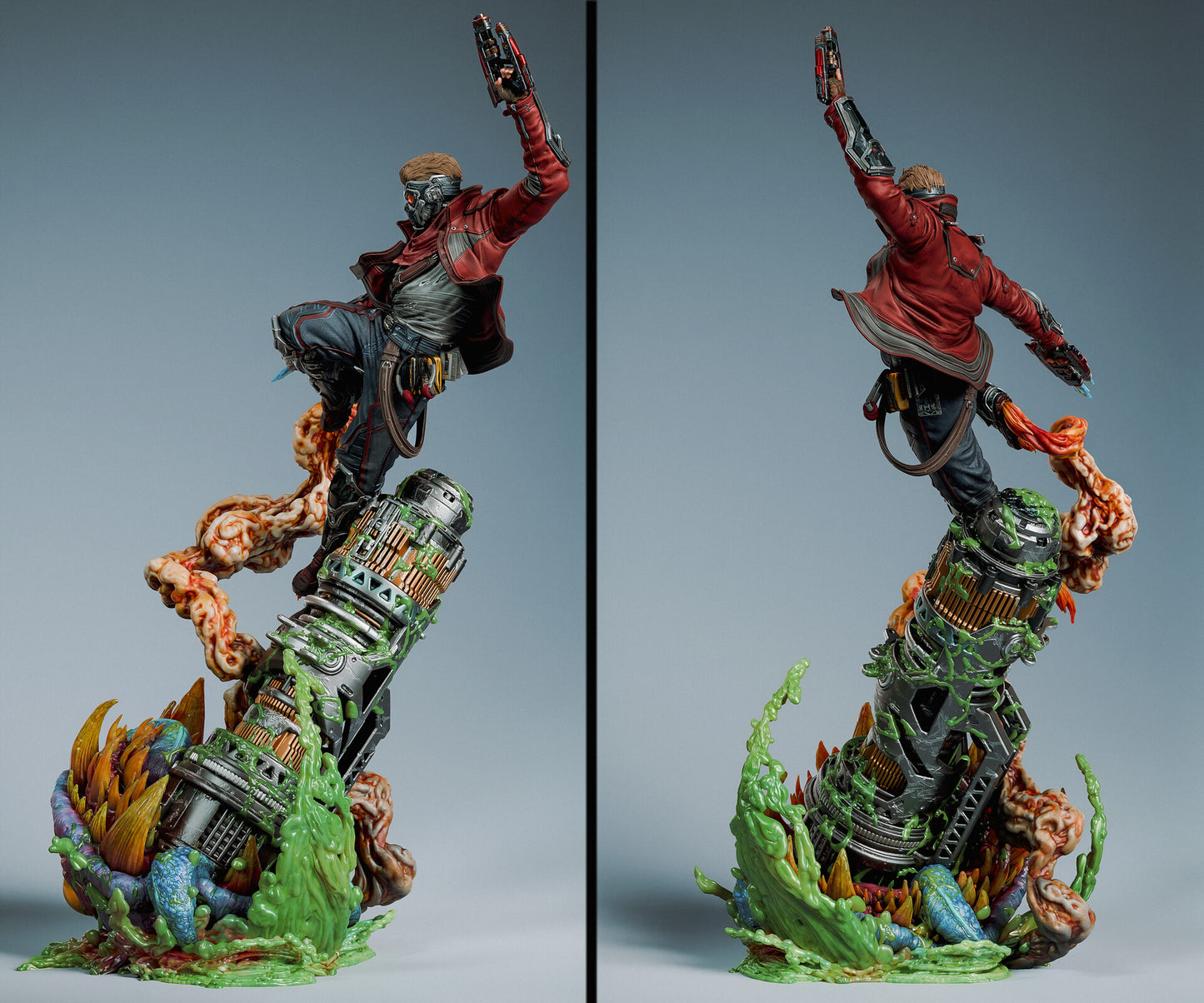 Star-Lord Style Galactic Outlaw – Unpainted 3D Printed Model Kit