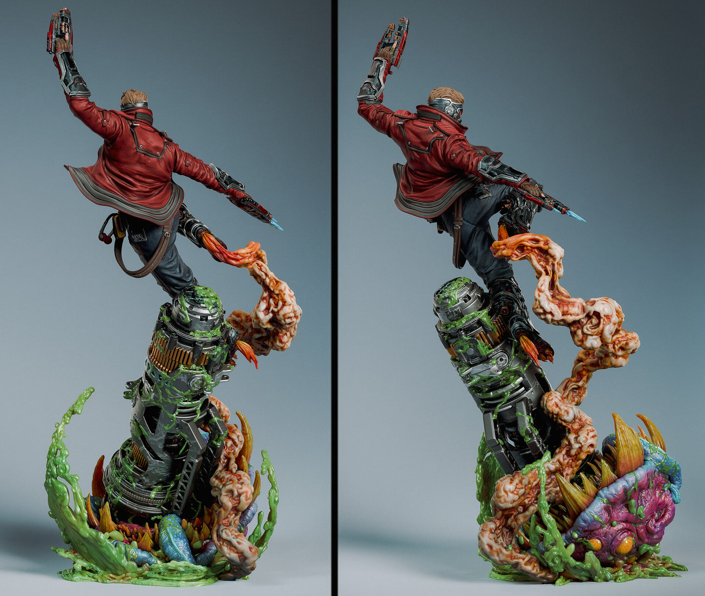 Star-Lord Style Galactic Outlaw – Unpainted 3D Printed Model Kit
