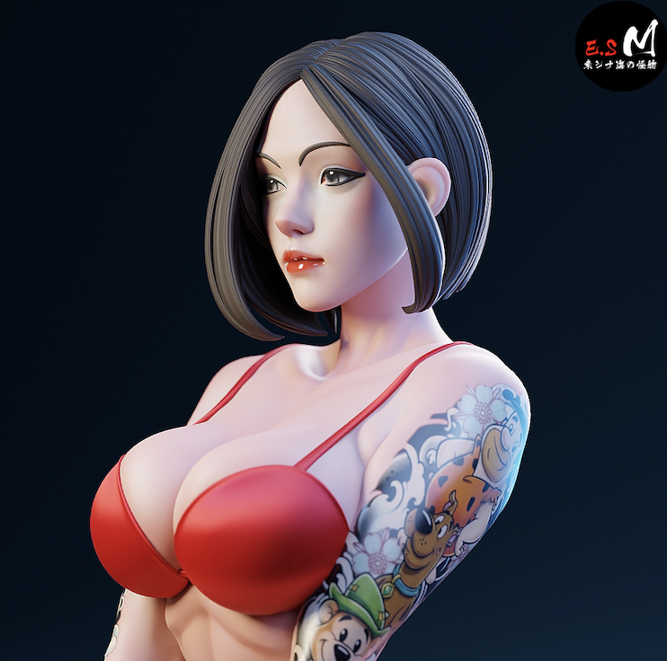 Sun-Kissed Ada Wong Style Resident Evil Unpainted Resin Garage Kit (1/6-1/12)