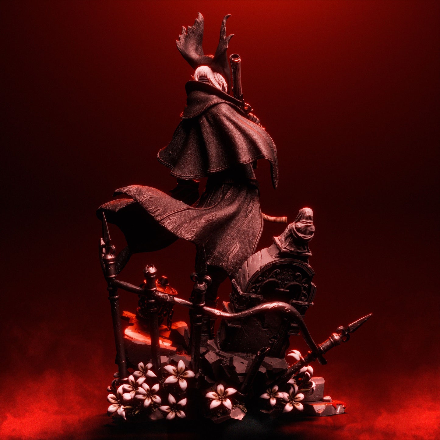 Hunter Style Nightmare Slayer – Unpainted 3D Printed Model Kit