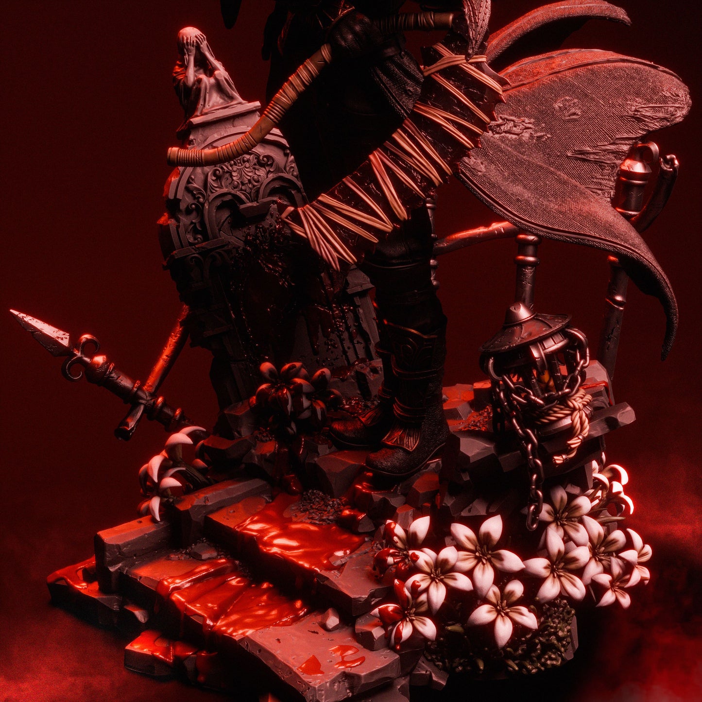 Hunter Style Nightmare Slayer – Unpainted 3D Printed Model Kit