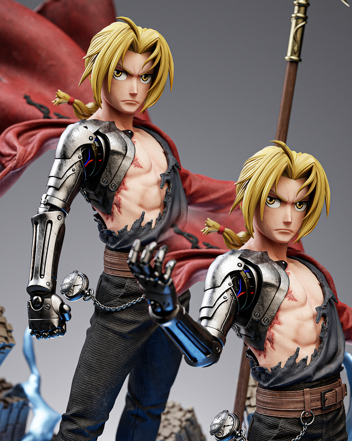 Edward Elric Style Fullmetal Alchemist Unpainted Resin Kit (1/6-1/12)