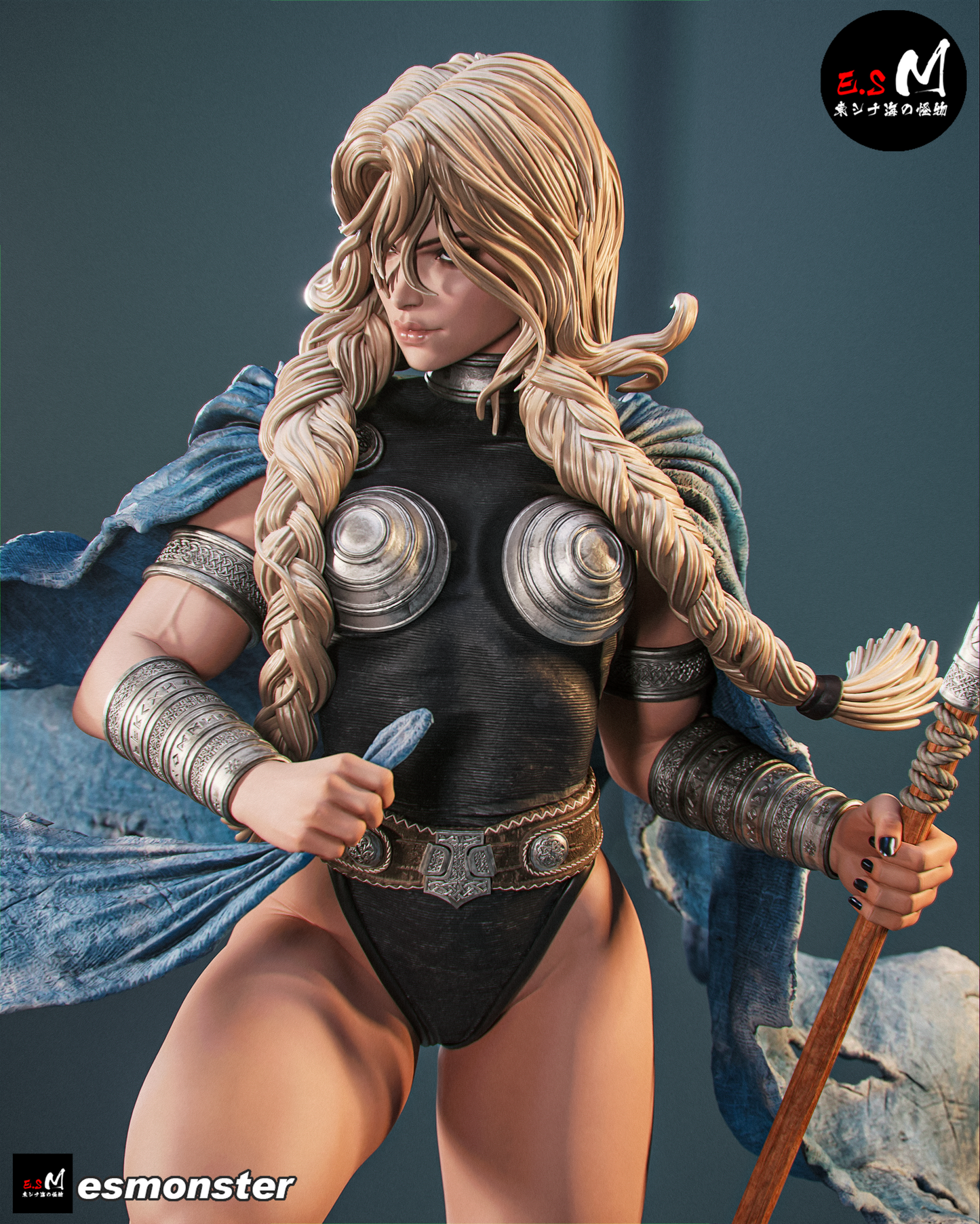Valkyrie Warrior Mythology Unpainted Resin Garage Model Kit (1/6-1/12)