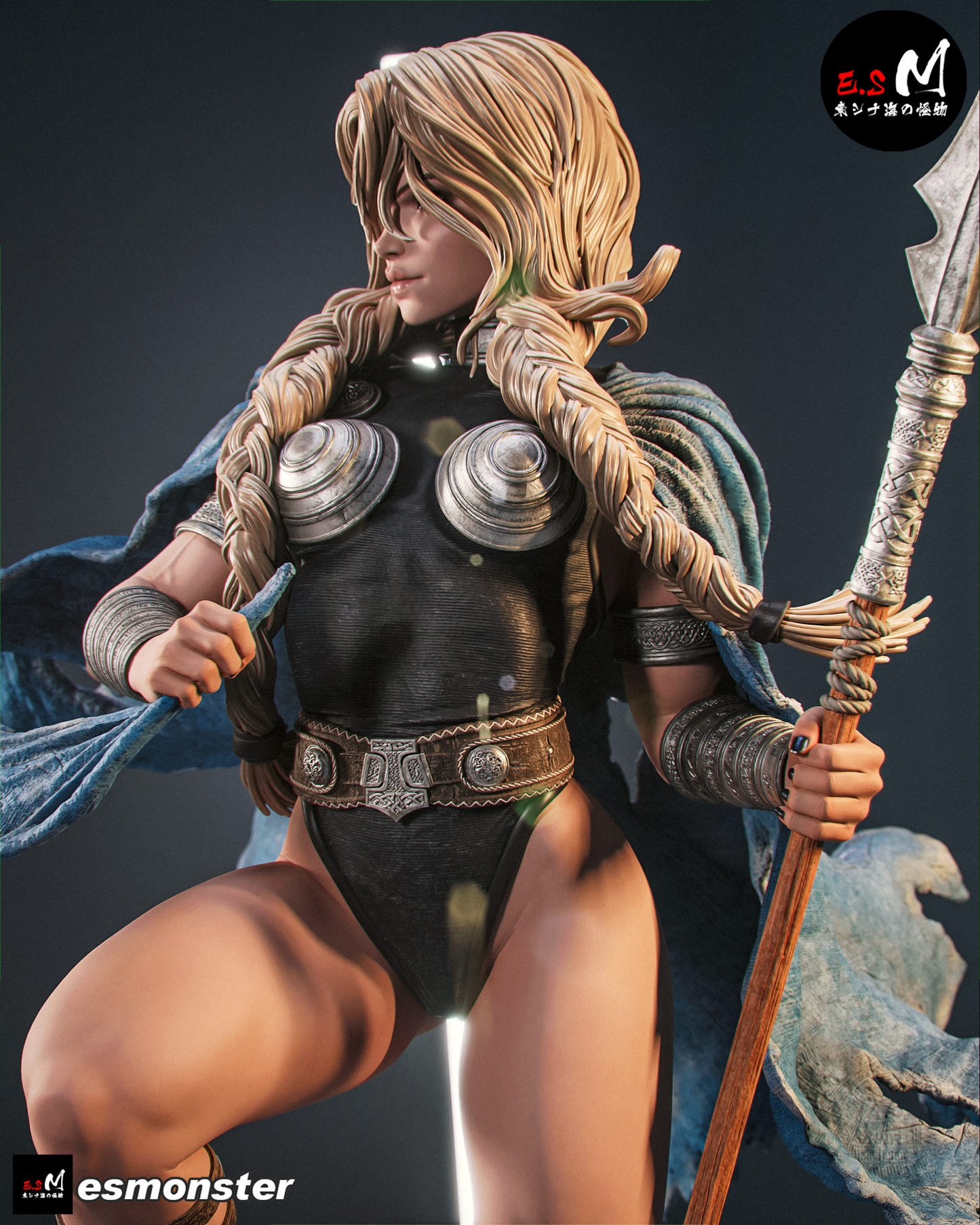 Valkyrie Warrior Mythology Unpainted Resin Garage Model Kit (1/6-1/12)