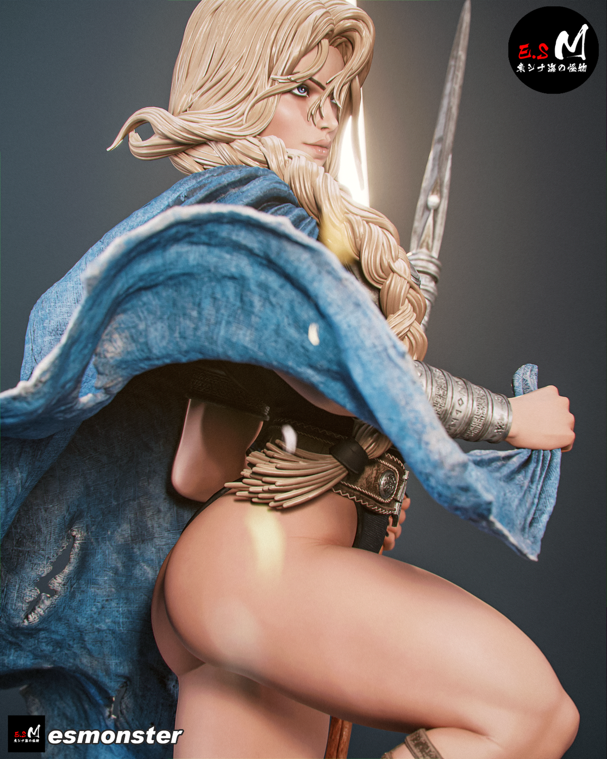 Valkyrie Warrior Mythology Unpainted Resin Garage Model Kit (1/6-1/12)