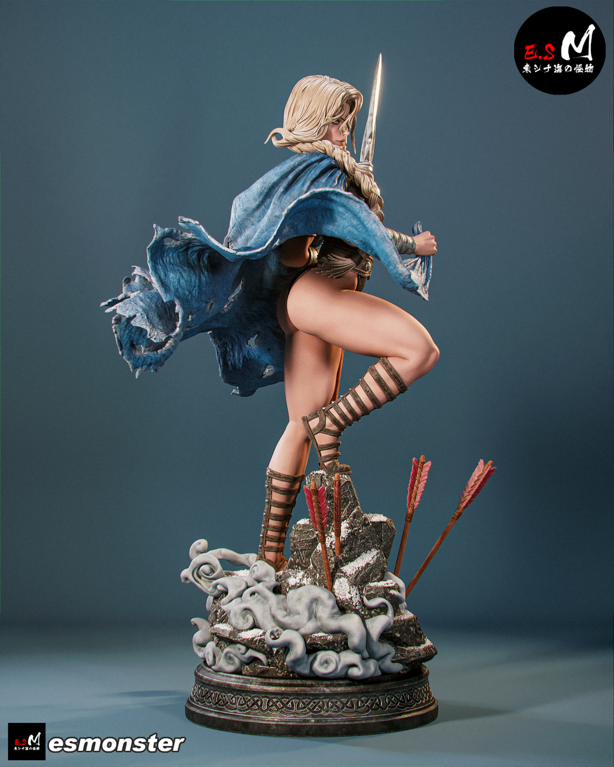 Valkyrie Warrior Mythology Unpainted Resin Garage Model Kit (1/6-1/12)