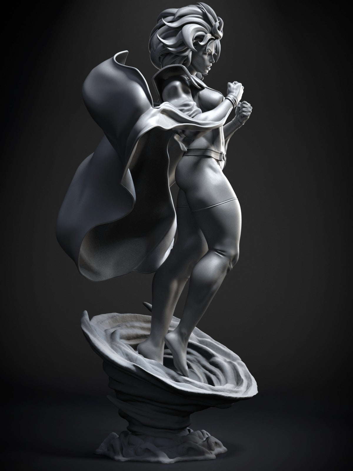 Storm Style Weather Goddess Resin Kit – Unpainted 3D Printed Model Kit