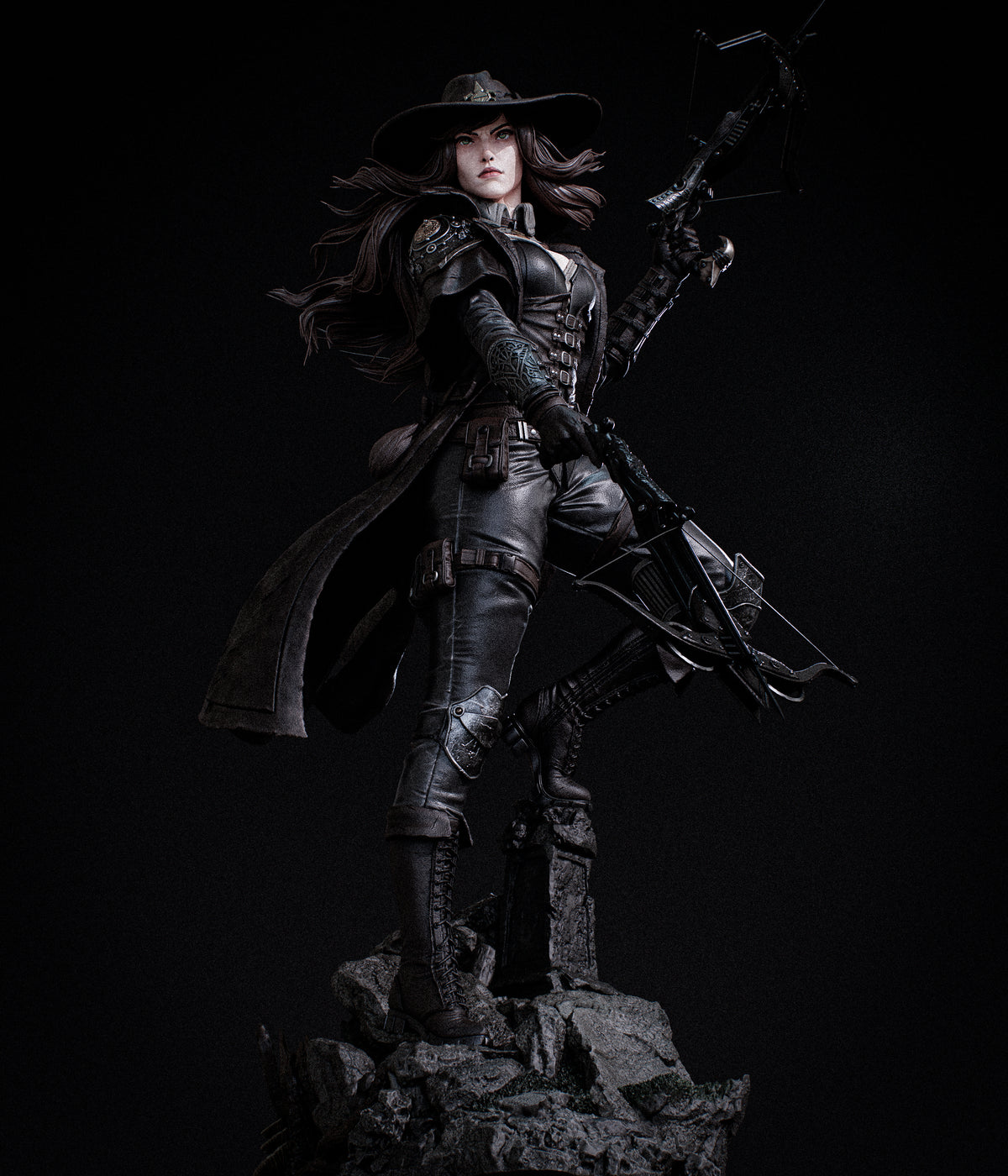 Witch Hunter Grimdark Inquisitor Unpainted Resin Garage Kit (1/6-1/12)