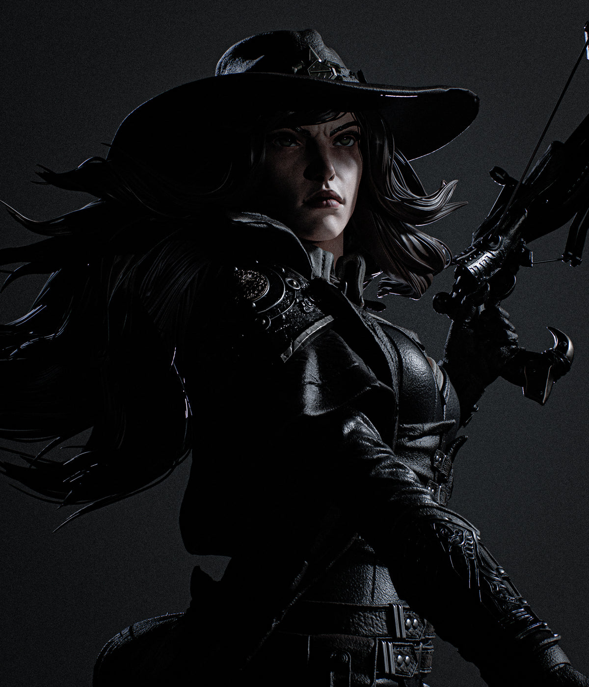 Witch Hunter Grimdark Inquisitor Unpainted Resin Garage Kit (1/6-1/12)