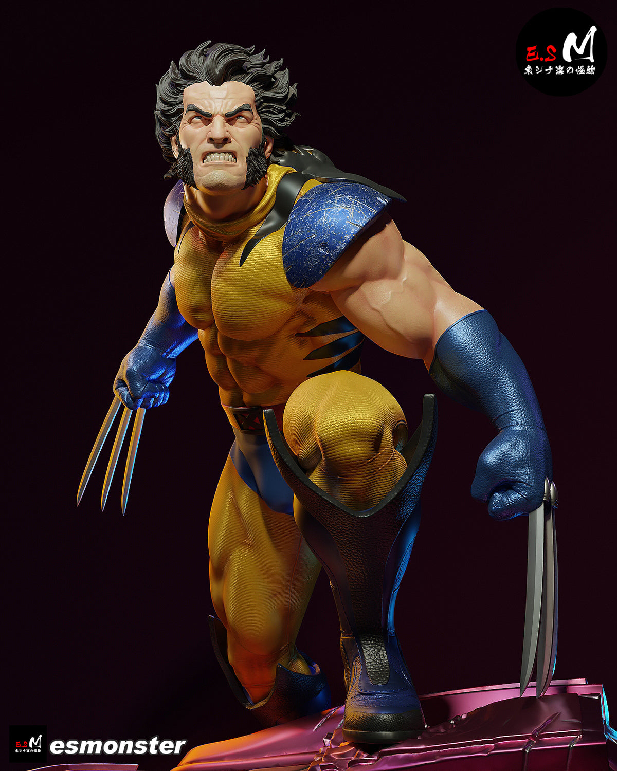 Wolverine Sentinel Style X-Men Unpainted Resin Garage Model Kit (1/6-1/12)