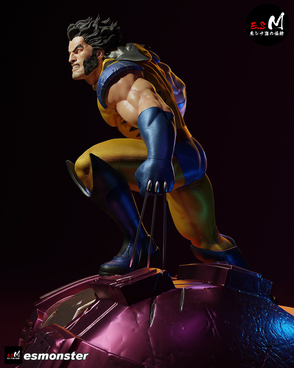 Wolverine Sentinel Style X-Men Unpainted Resin Garage Model Kit (1/6-1/12)