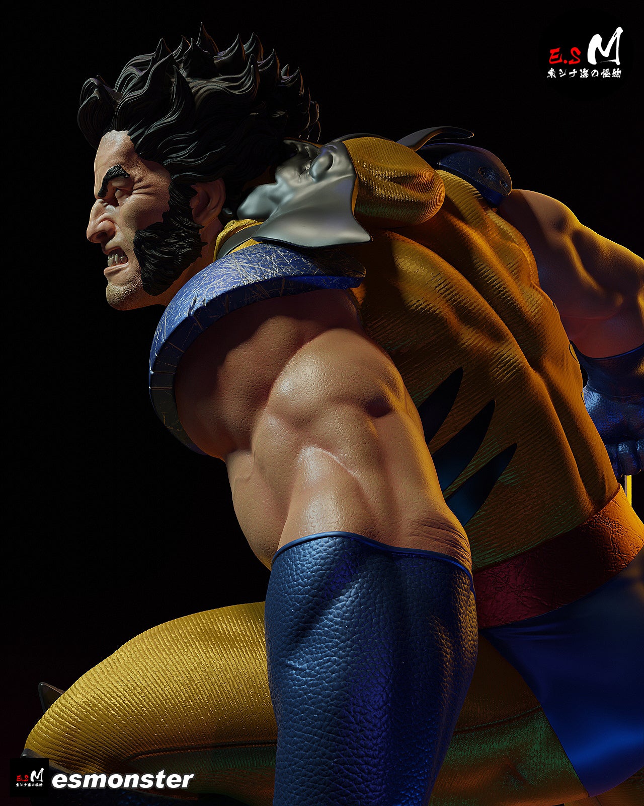 Wolverine Sentinel Style X-Men Unpainted Resin Garage Model Kit (1/6-1/12)