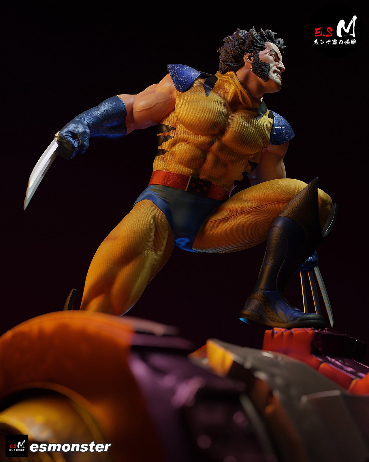 Wolverine Sentinel Style X-Men Unpainted Resin Garage Model Kit (1/6-1/12)