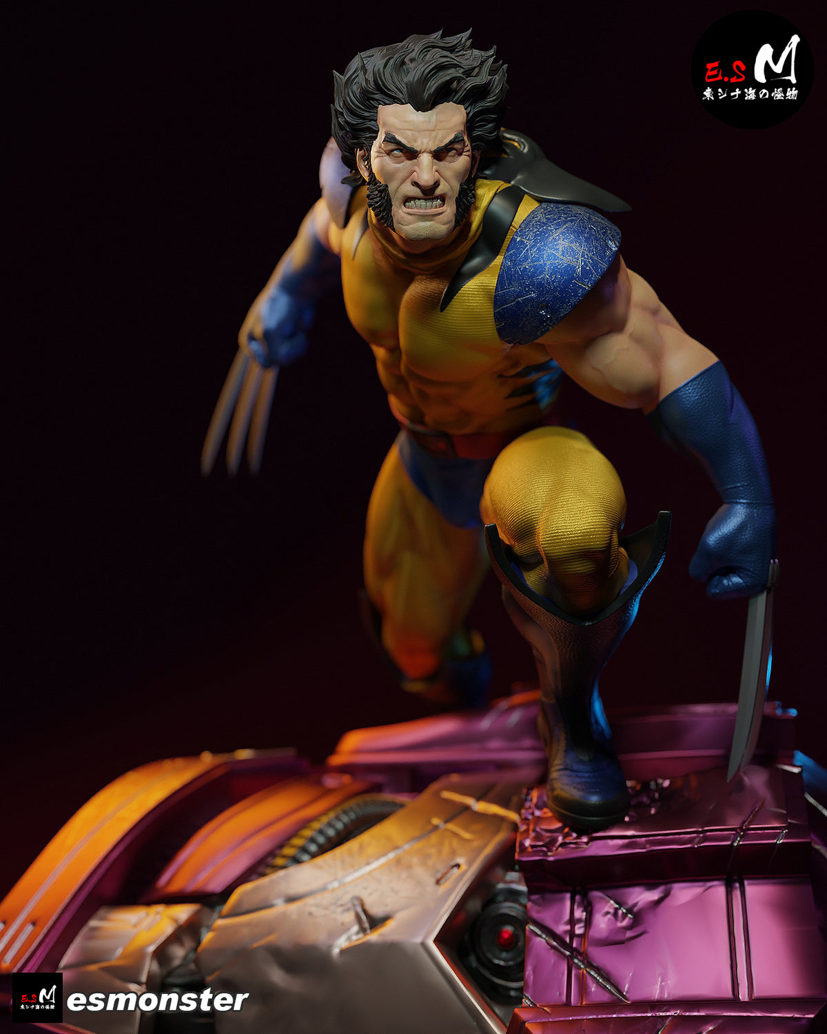 Wolverine Sentinel Style X-Men Unpainted Resin Garage Model Kit (1/6-1/12)