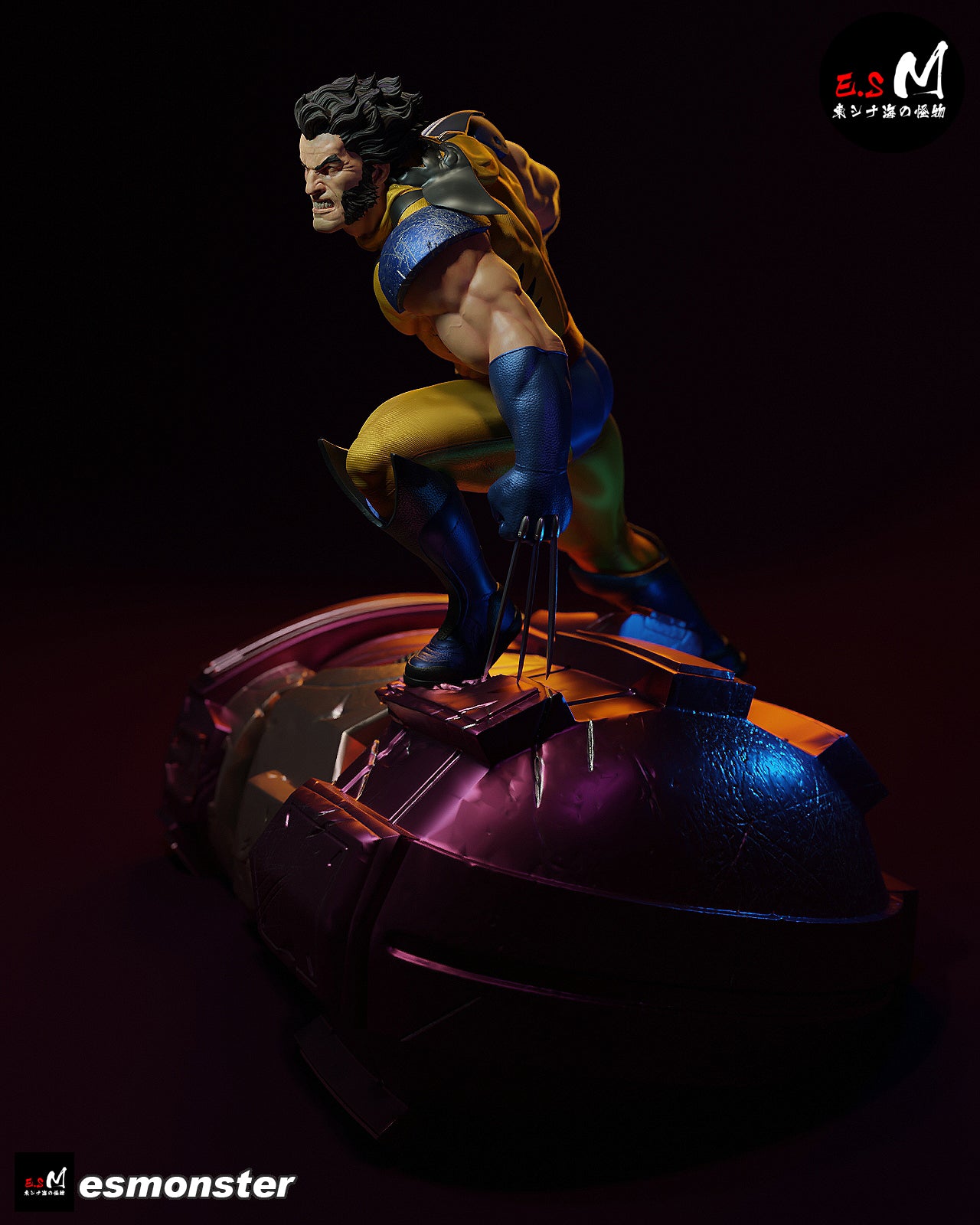 Wolverine Sentinel Style X-Men Unpainted Resin Garage Model Kit (1/6-1/12)