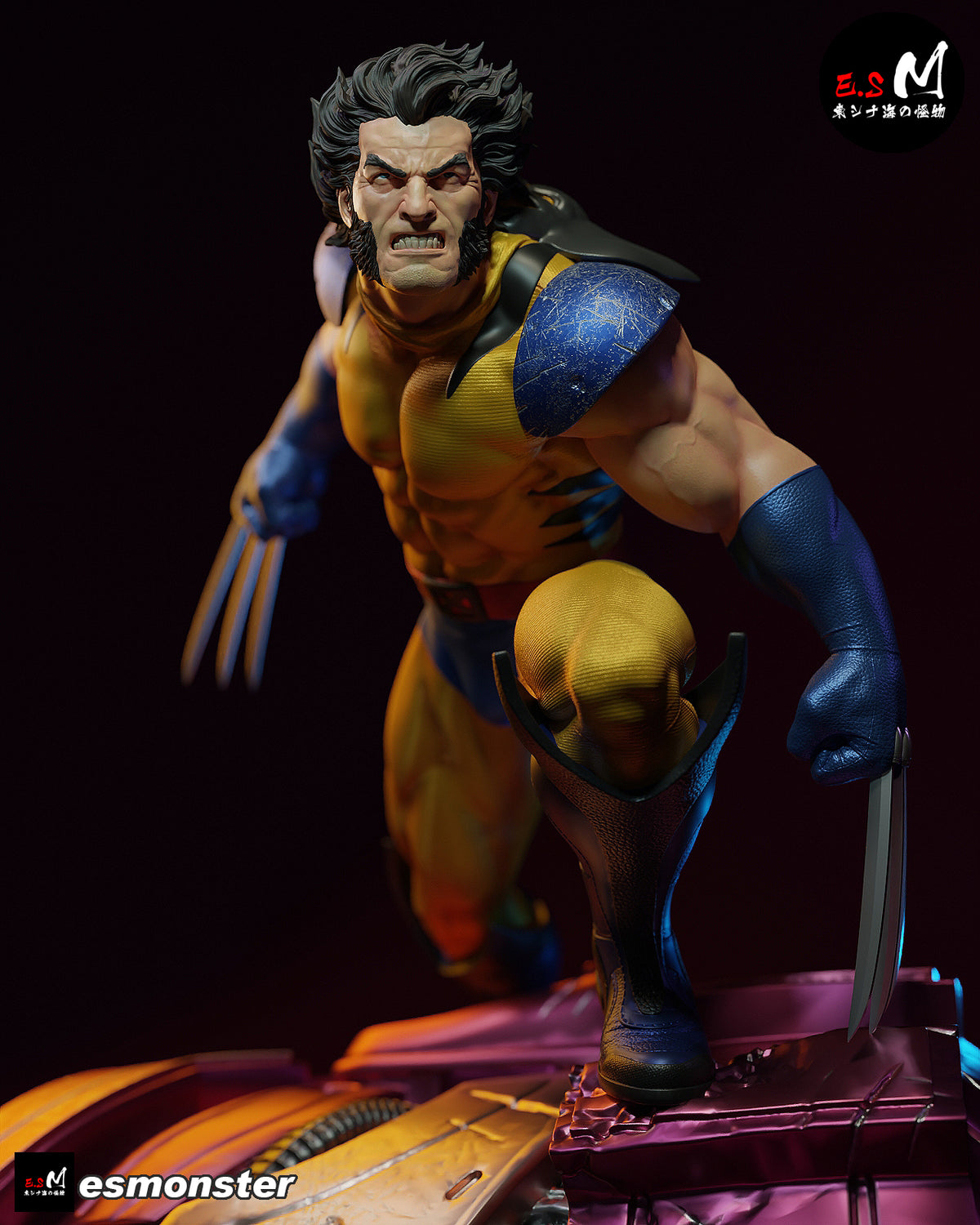Wolverine Sentinel Style X-Men Unpainted Resin Garage Model Kit (1/6-1/12)