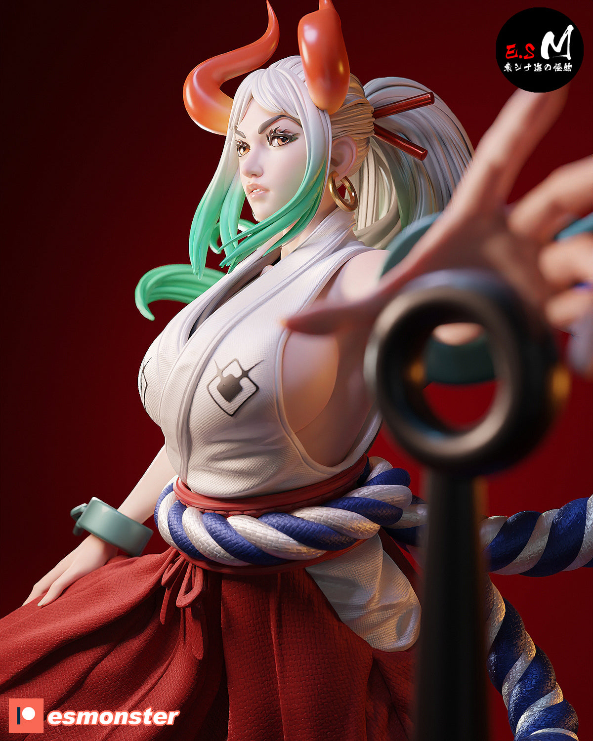 Yamato Style One Piece Anime Unpainted Resin Garage Kit (1/6-1/12)