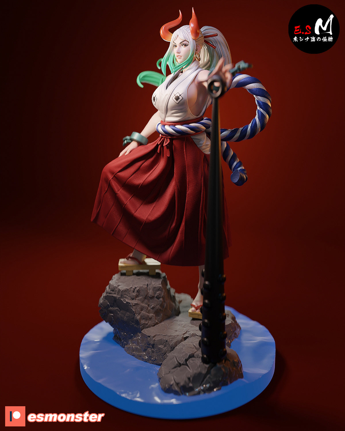 Yamato Style One Piece Anime Unpainted Resin Garage Kit (1/6-1/12)