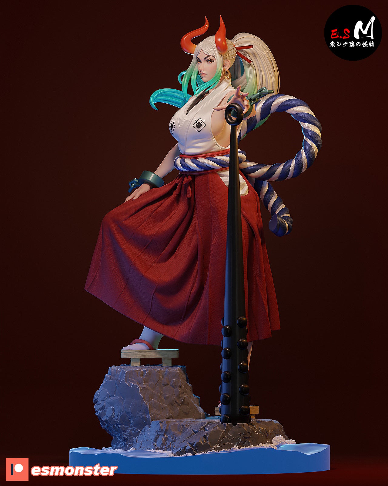 Yamato Style One Piece Anime Unpainted Resin Garage Kit (1/6-1/12)