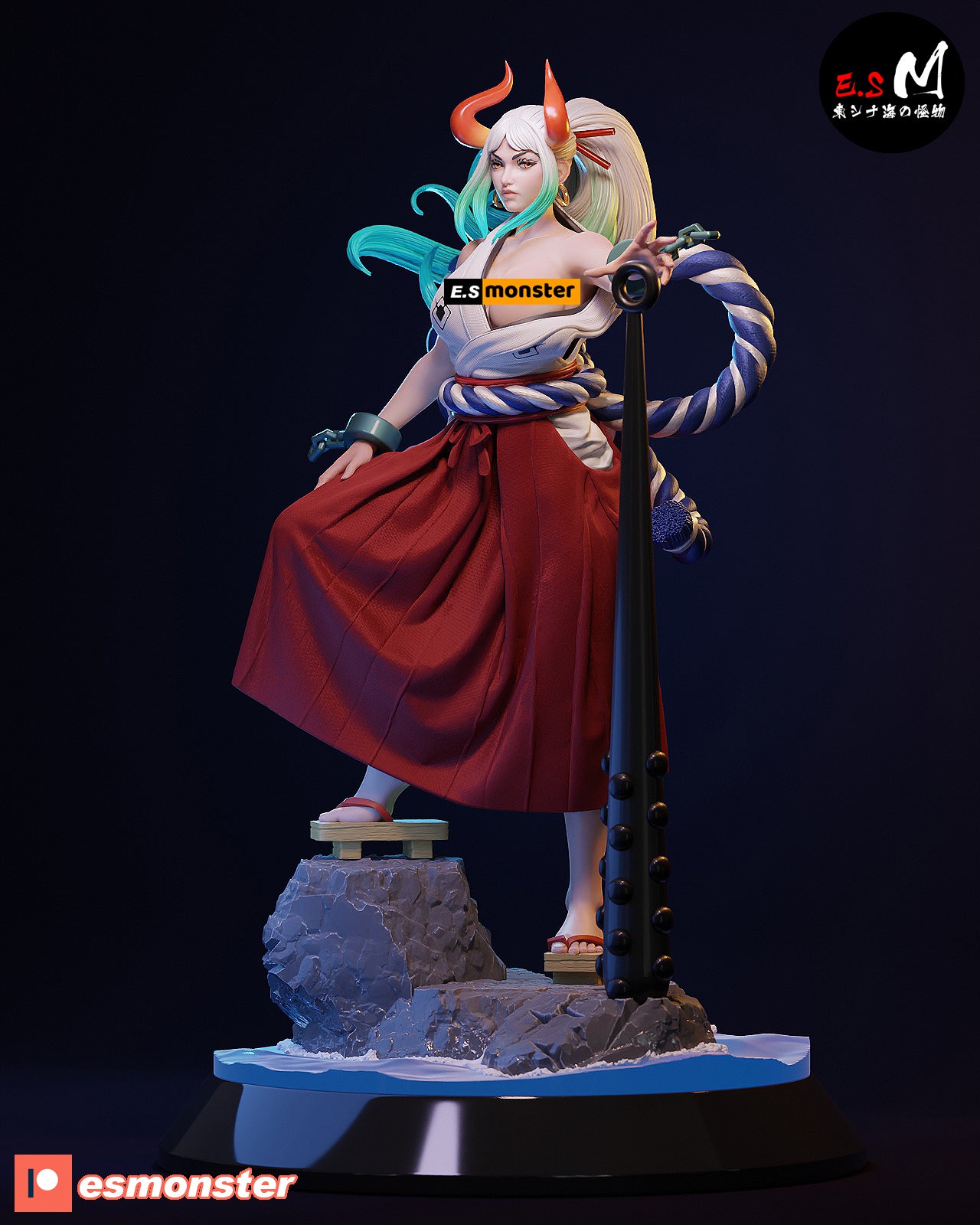 Yamato Style One Piece Anime Unpainted Resin Garage Kit (1/6-1/12)