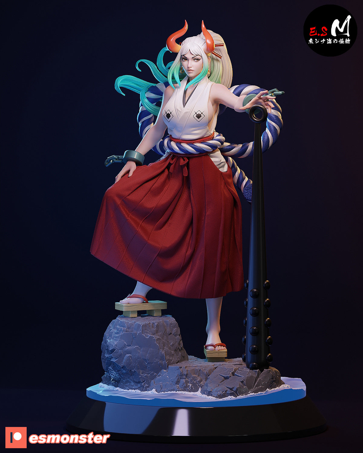 Yamato Style One Piece Anime Unpainted Resin Garage Kit (1/6-1/12)