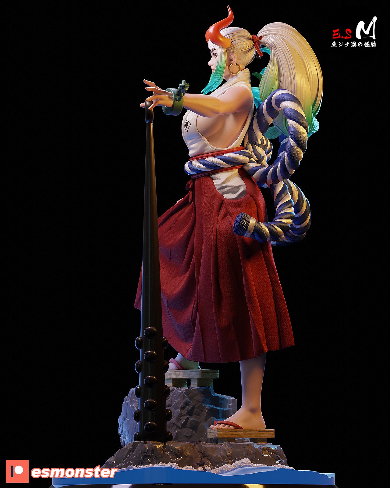 Yamato Style One Piece Anime Unpainted Resin Garage Kit (1/6-1/12)