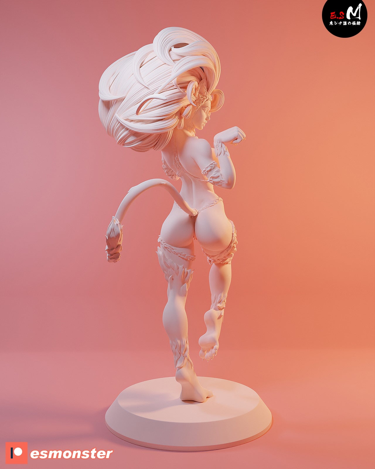 Felicia Playful Style Darkstalkers Unpainted Resin Garage Model Kit (1/6-1/12)