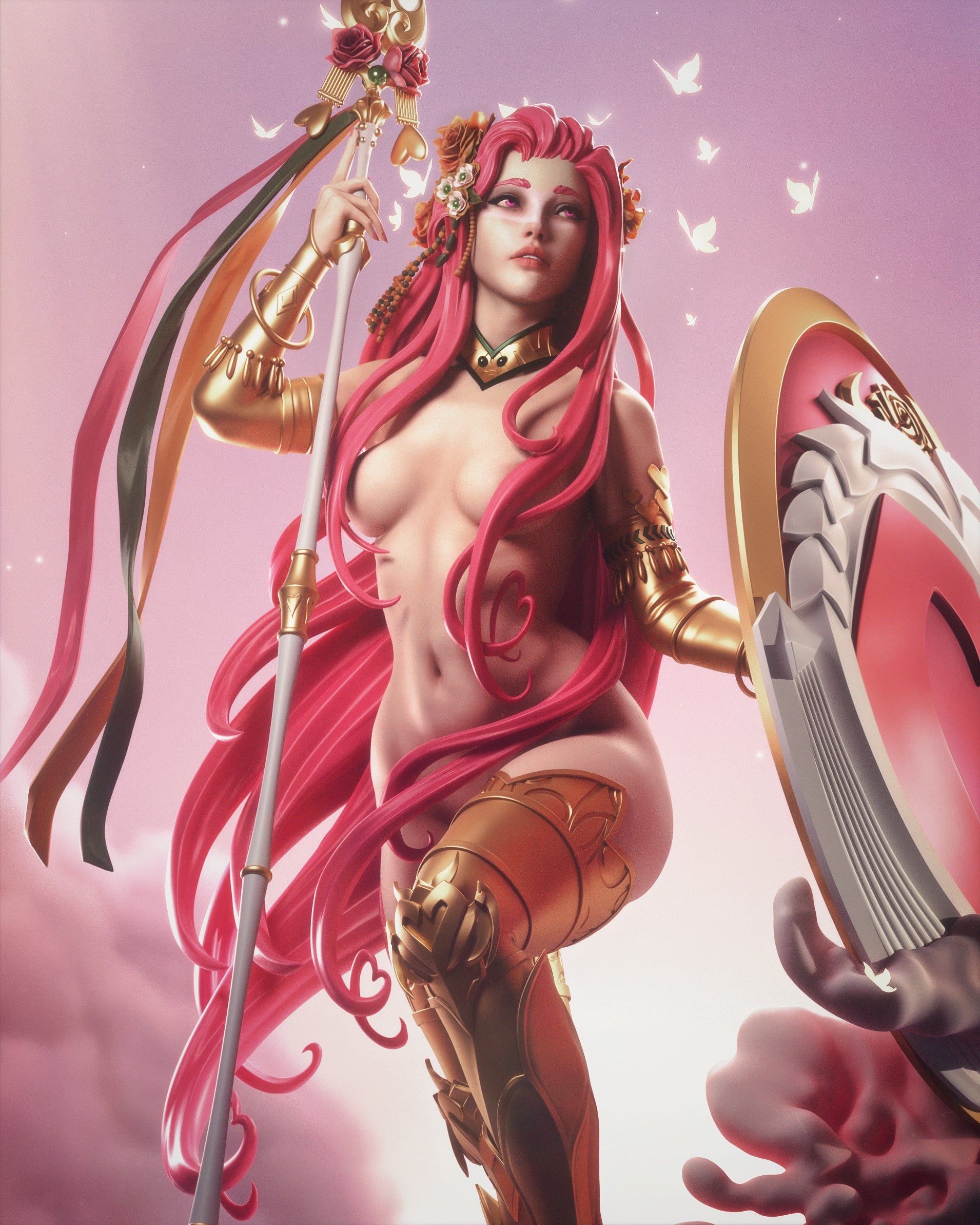 Aphrodite goddess resin figure kit