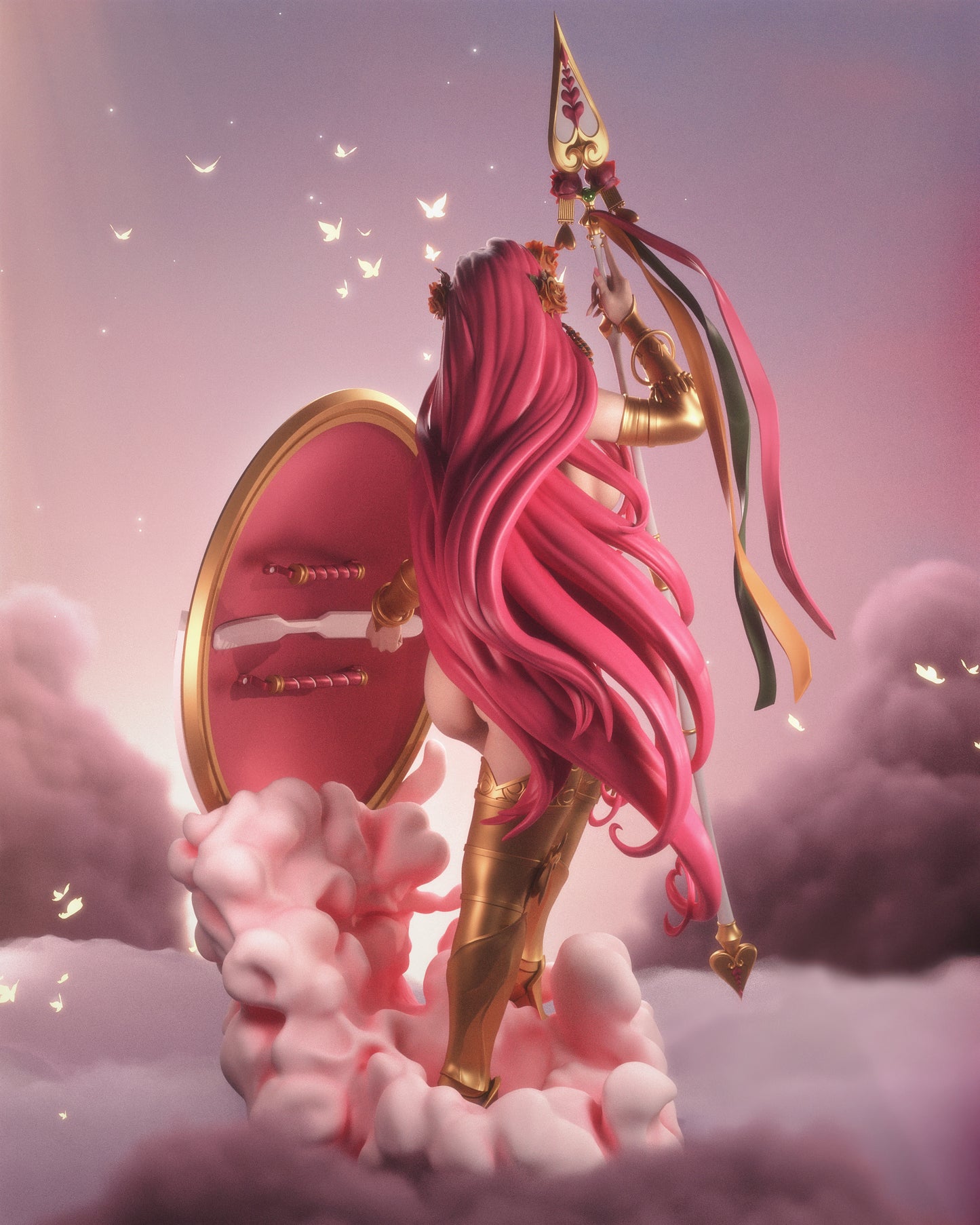 Aphrodite figure kit - Unpainted 3D printed resin model kit