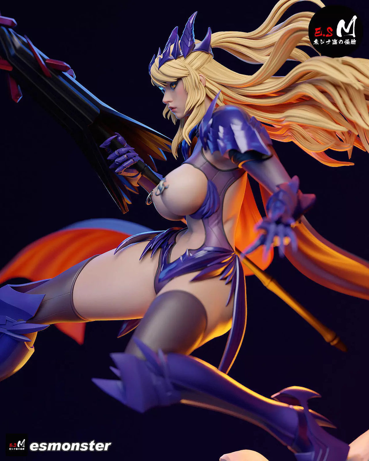 Artoria Pendragon Style Fate Lance Unpainted Resin Garage Kit (1/6-1/12)